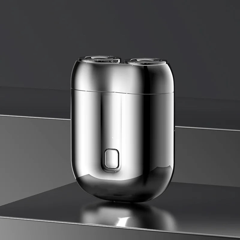 USB Rechargeable Men's Electric Shaver, Portable Waterproof, Whole Body Washable Travel Shaver for Daily & Travel