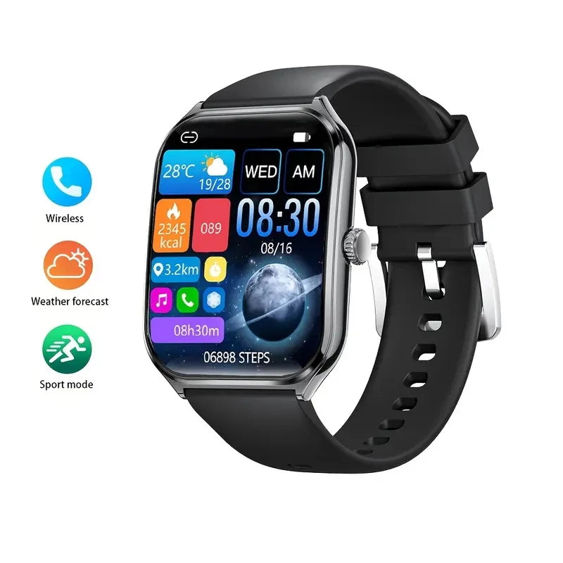 2026New Ultra Thin Smart Watch men 1.96" AMOLED 360*360 HD Pixel Display Always Show Time Call Reminder Smartwatch Ladies