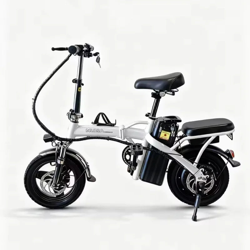 Electric bicycle with good looks 14 inches 400W 48V 30AH long battery life small electric bike for city work and commuting