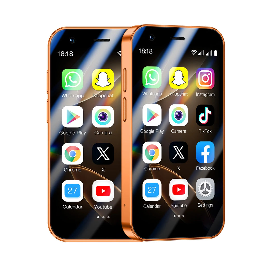 A17 Mini Smartphone 3.0-inch Android System Portable Pocket Phone Dual SIM Dual Standby Face Recognition Technology