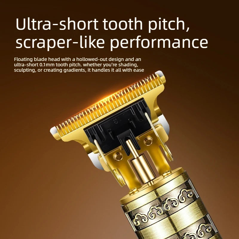 T9 Hair Trimmer: A USB-charging cordless razor-style hair clipper that allows you to shave your head completely (0 mm length)