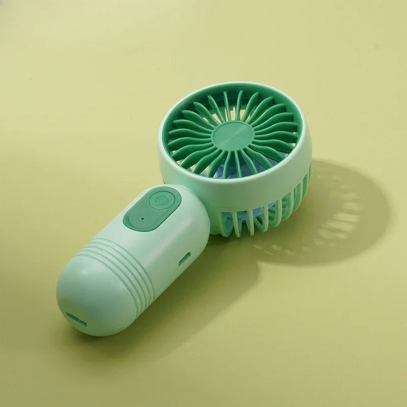2025 USB Mini Rechargeable Portable Fan with 3 Speed, Handheld Fan for Gift Choice, Perfect For Office, Outdoor, Travel, Camping