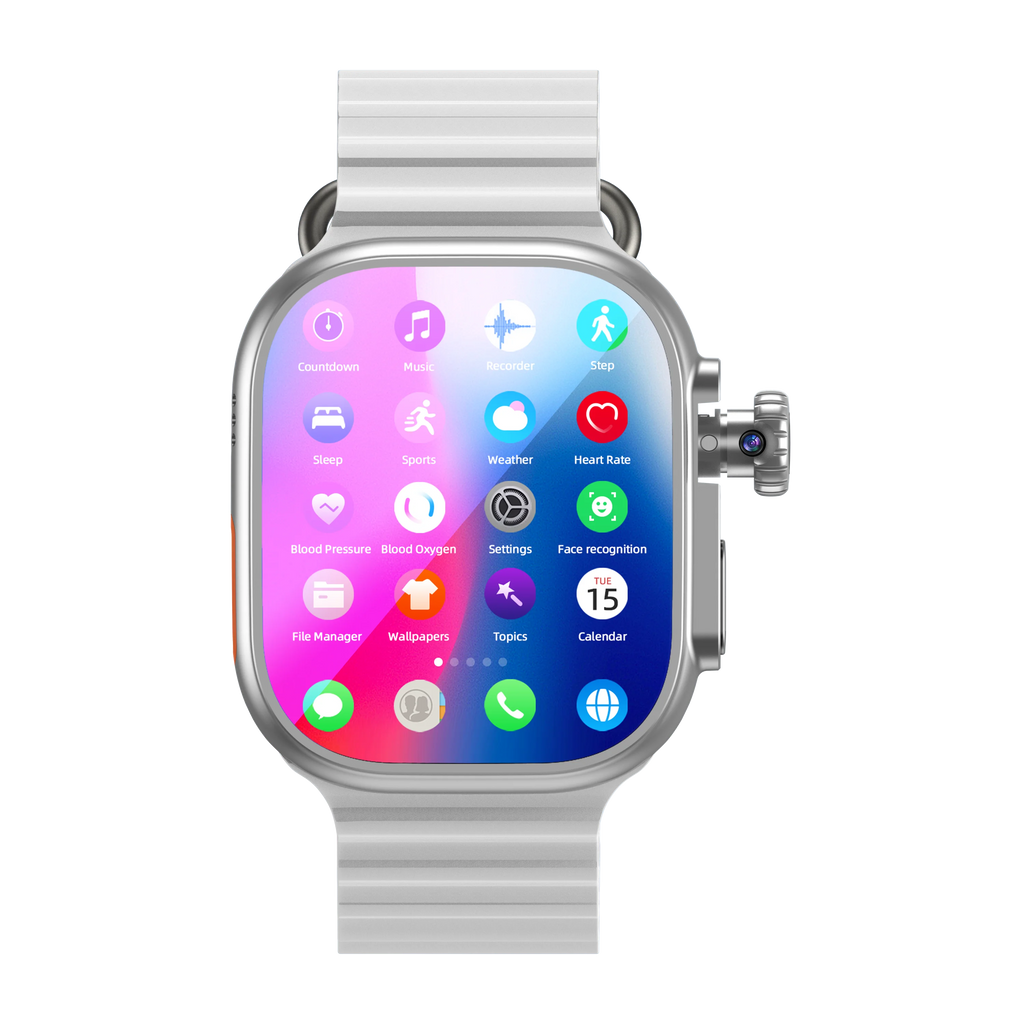 Ultra4 Smartwatch Men WIFI Touch ID NFC Infrared Smartwatch With Rotary Camera Infrared Control TouchID Sim Card Slot Video Call