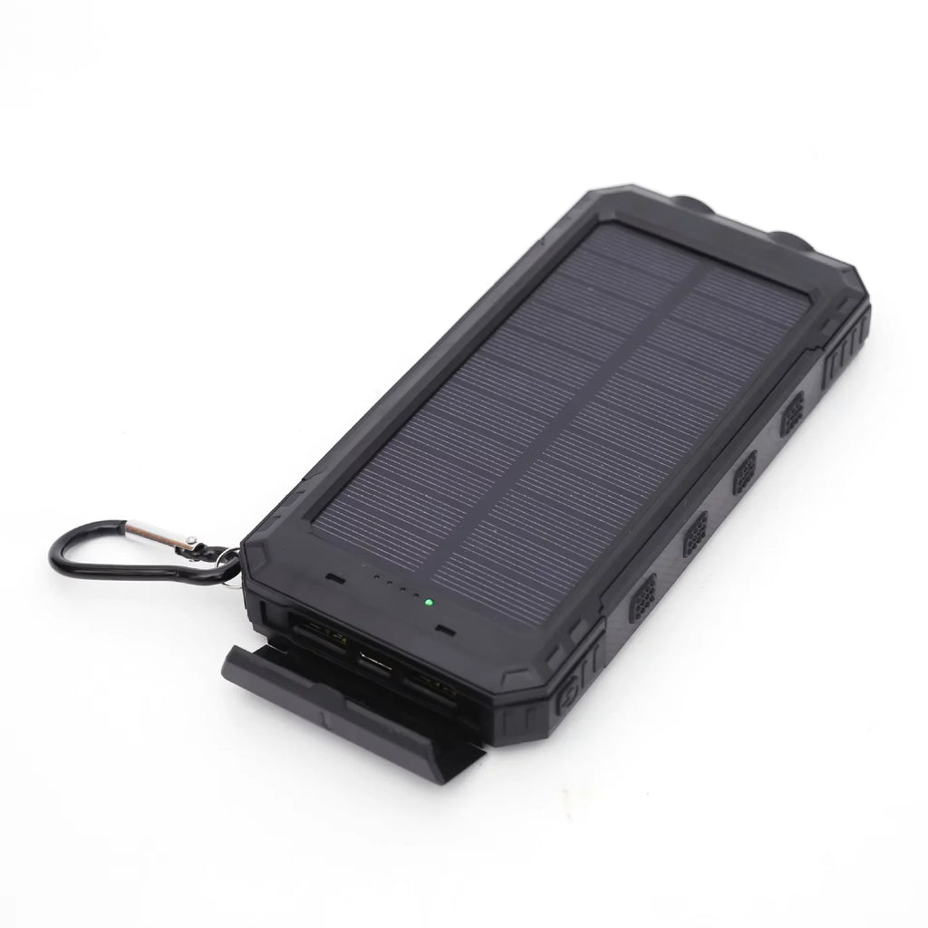 Solar Power Bank 50000mAh Portable Charging Poverbank External Battery Charger Strong Light LDE Light for All Smartphones