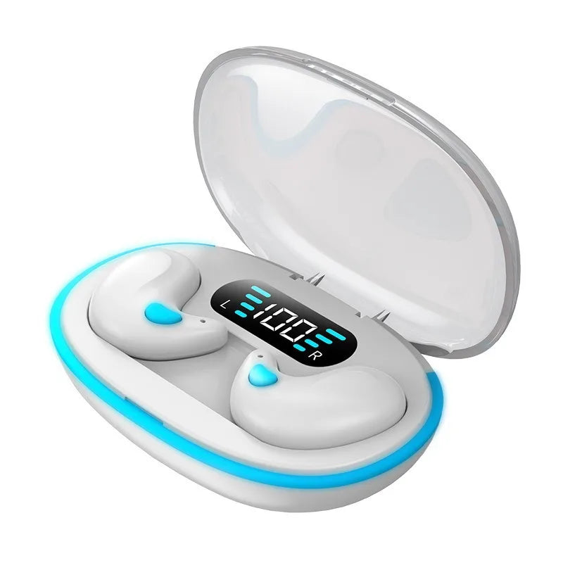 Sleep earphones, can be worn with side sleeping Bluetooth earbuds, high-definition call noise reduction, high fidelity stereo so