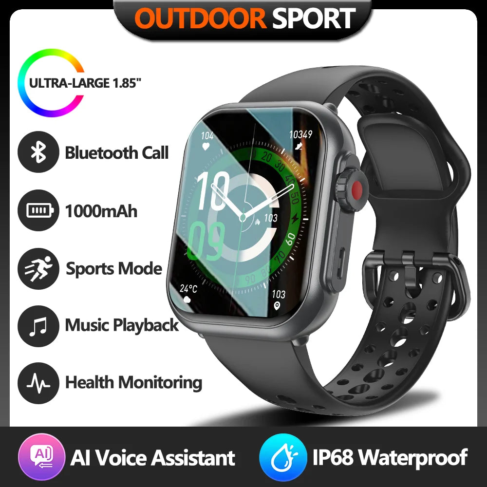 Watch Ultra 2 SE Smart Watch Men Women 1000mAh Bluetooth Call Sports Fitness Bracelet IP68 Waterproof Smartwatch IOS