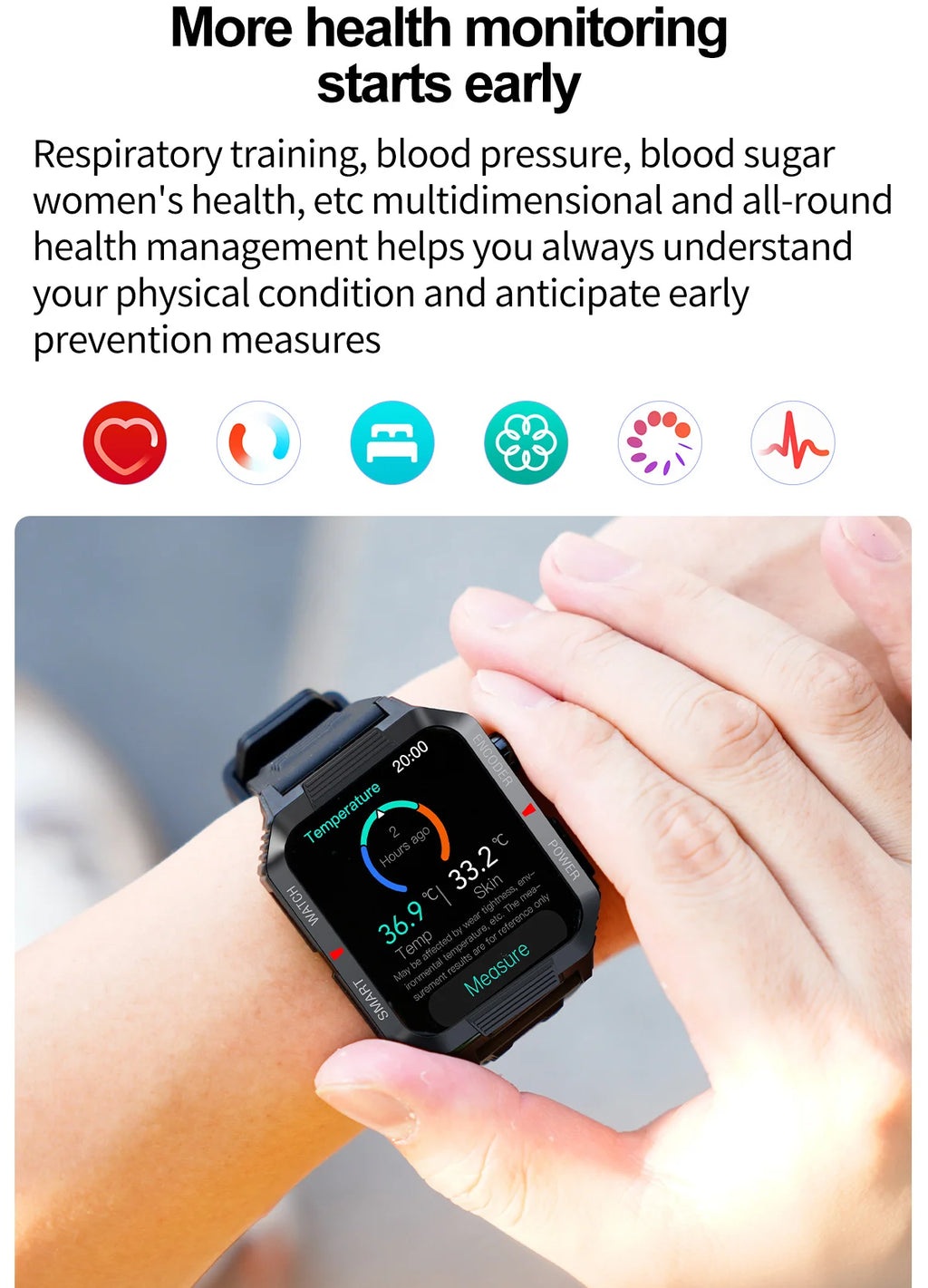 2025 new smart watch, all-round health monitoring, support Bluetooth calls, 1.99-inch high-definition large screen