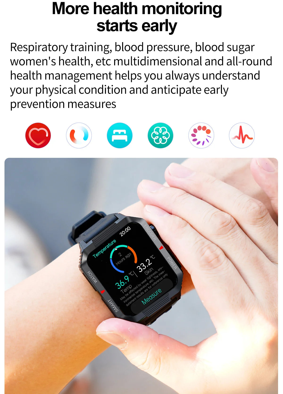 2025 new smart watch, all-round health monitoring, support Bluetooth calls, 1.99-inch high-definition large screen