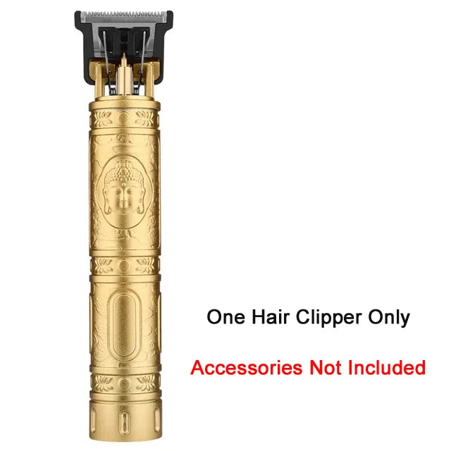 Electric Vintage Shaver Barber Cordless Hair Cutting Machine USB Charging Hair Trimmer Portable Hair Clipper Suitable For Men