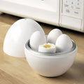 Microwave Egg Steamer Boiler Cooker 4 Eggs Capacity Easy Quick 5 Minutes Hard or Soft Boiled Kitchen Cooking Tools Eierkocher