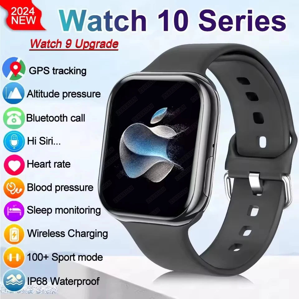GPS Smart Watch Women Ultra Series 9 NFC Smartwatch Men BT Call IP68 Waterproof Wireless Watches Charging Watch 9 Upgrade IW10