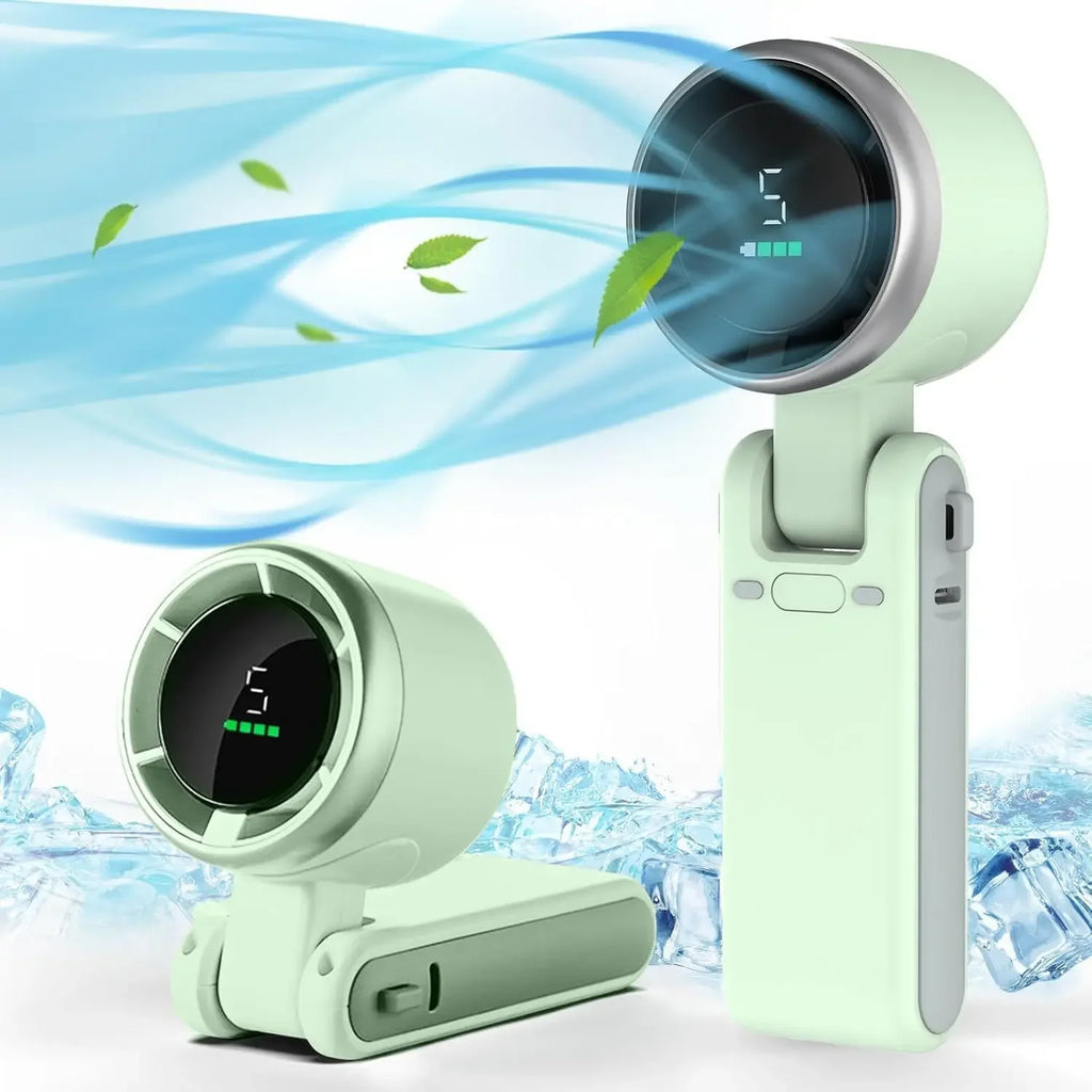 Rechargeable Lithium Battery USB Charging Travel Mini Fan ventilateur de cou ventilador de cuello handheld fan fan rechargeable