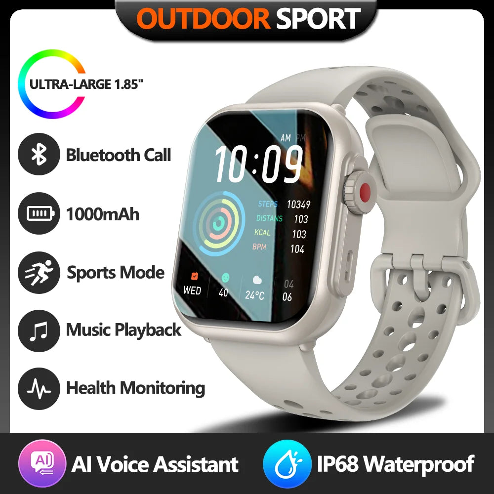 Watch Ultra 2 SE Smart Watch Men Women 1000mAh Bluetooth Call Sports Fitness Bracelet IP68 Waterproof Smartwatch IOS