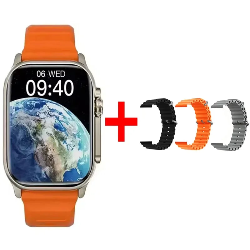 7 Watch Straps New S900 Ultra Smartwatch Amoled Circular Screen ECG Monitoring Reloj inteligente with Protective Case