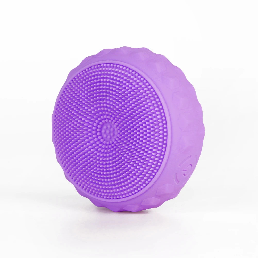 Facial Cleansing Brush Made with Ultra Hygienic Soft Silicone, Waterproof Sonic Vibrating Face Brush for Deep Cleansing, Gentle