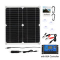 200W Solar Panel Kit With 60A Controller DC 18V Portable Solars Power Charger for Bank Battery Camping Car Boat RV Sola Plate