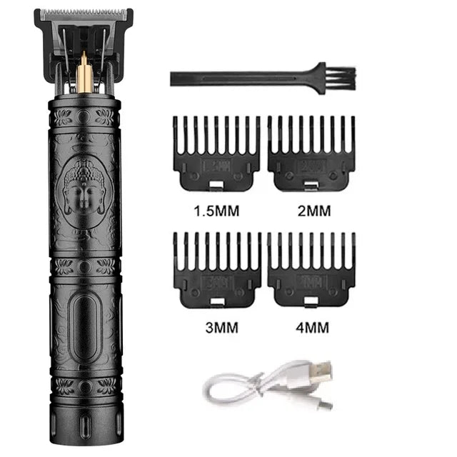 Electric Vintage Shaver Barber Cordless Hair Cutting Machine USB Charging Hair Trimmer Portable Hair Clipper Suitable For Men