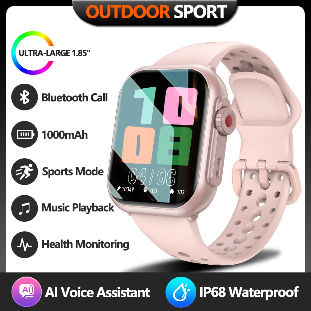 Watch Ultra 2 SE Smart Watch Men Women 1000mAh Bluetooth Call Sports Fitness Bracelet IP68 Waterproof Smartwatch IOS