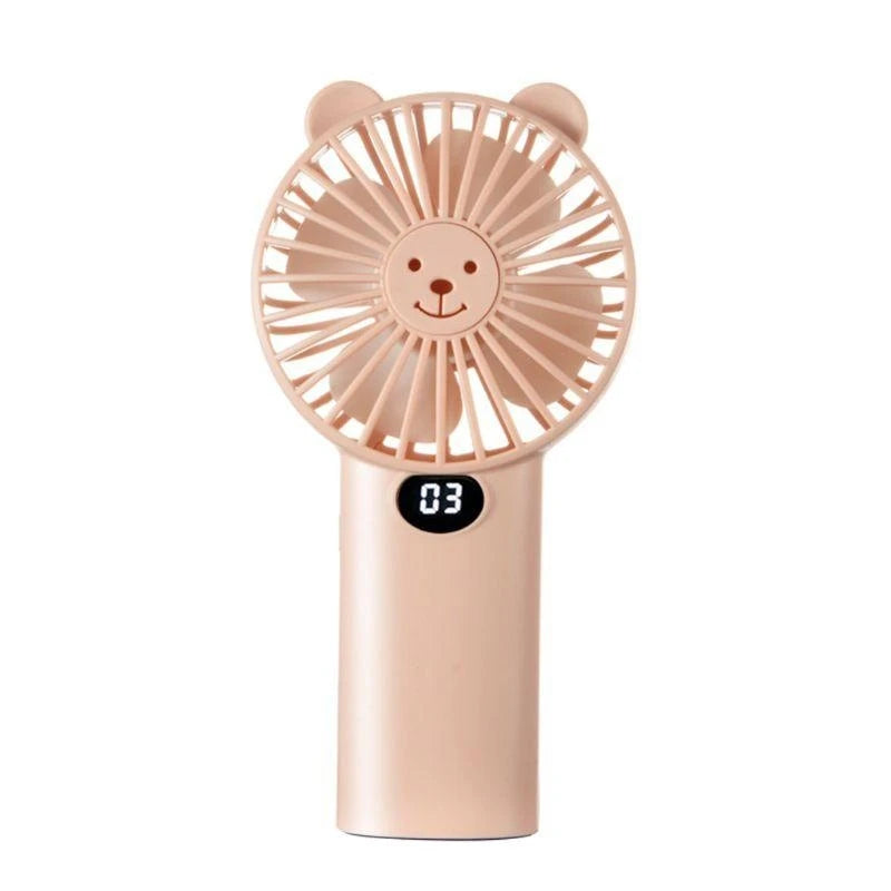 E74D Mini Handheld Fan Mini Fan 3 Speeds Enhanced Rechargeable Quiet Pocket Fan for Home Outdoor