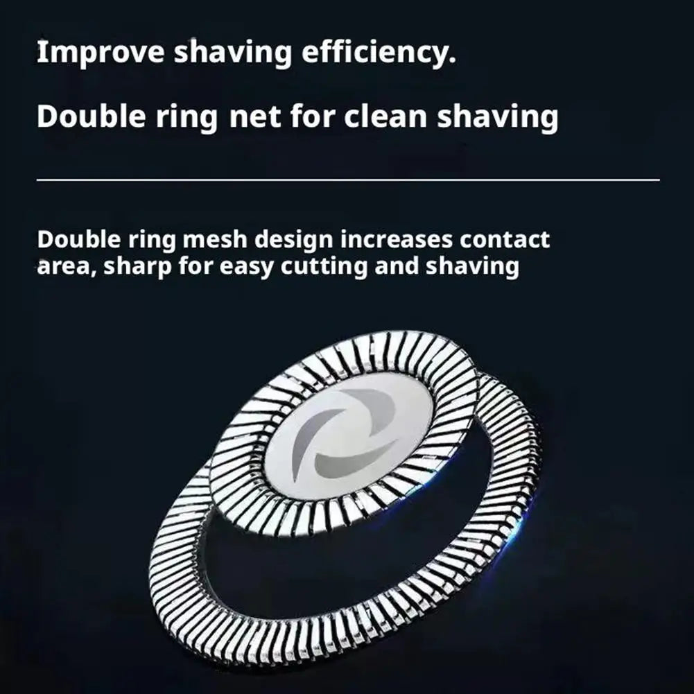 Men's Electric Shaver,Shaving Tool Usb Rechargeable Portable Electric Shaver Mini Travel Rotary Razor, Double Headed Shaver