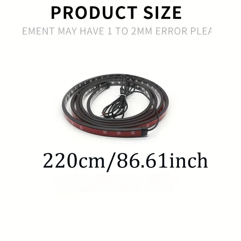 RGB LED Strip Lights for Trucks Operating on 24V an Ambient Lighting Kit for Vehicles Designed for Driving Truck Flashing Light