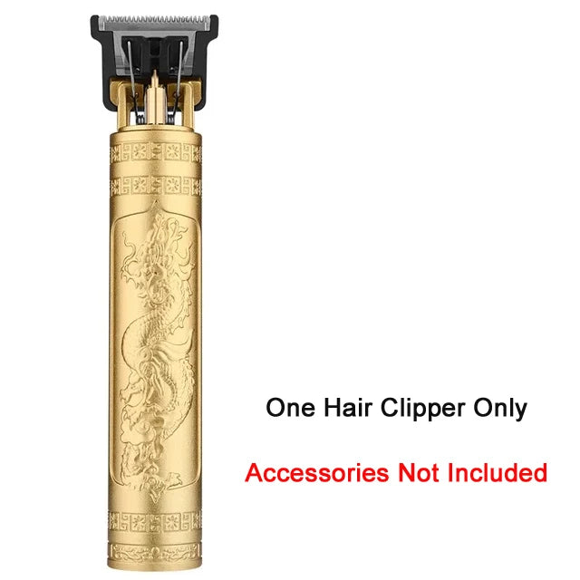 Electric Vintage Shaver Barber Cordless Hair Cutting Machine USB Charging Hair Trimmer Portable Hair Clipper Suitable For Men