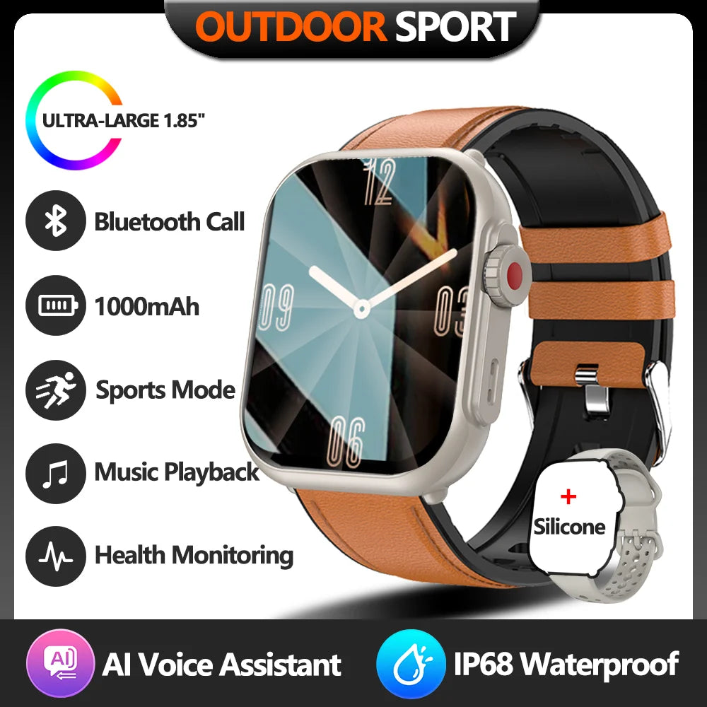 Watch Ultra 2 SE Smart Watch Men Women 1000mAh Bluetooth Call Sports Fitness Bracelet IP68 Waterproof Smartwatch IOS