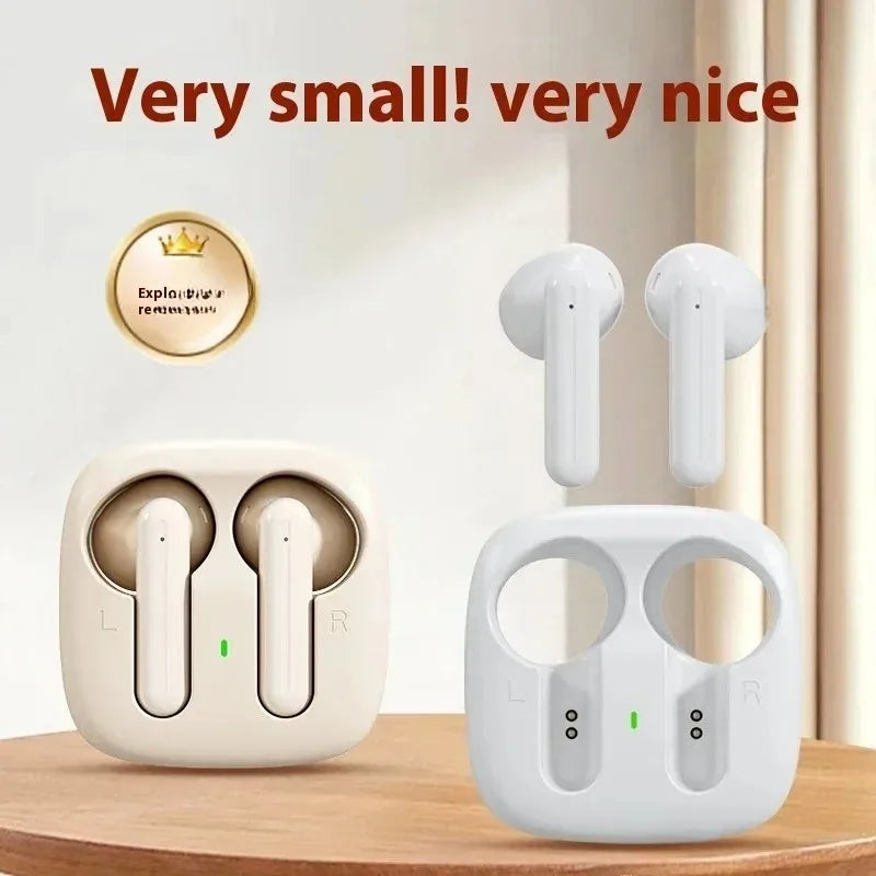 Wireless Bluetooth Earbuds High Sound Quality Long Battery Life Premium Stylish Design with Sleeve Lanyard Portable with Mic