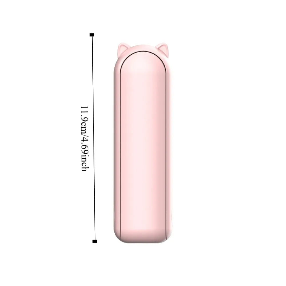 USB Rechargeable Portable Mini Handheld Fan 3 Speed Adjustable Small Pocket Fan Cute 2000mAh Strong Wind Electric Fan Travel