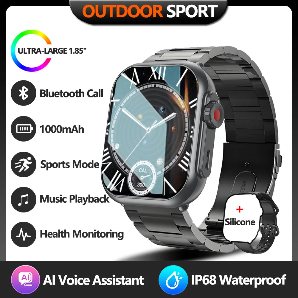 Watch Ultra 2 SE Smart Watch Men Women 1000mAh Bluetooth Call Sports Fitness Bracelet IP68 Waterproof Smartwatch IOS