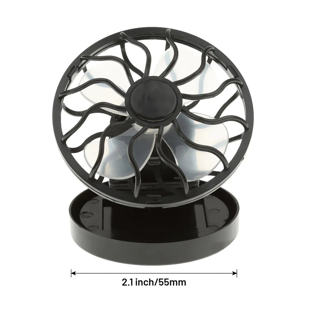 Mini Fan Rechargeable Solar Energy Fan Portable Small Cooling Fan with Clip for Outdoor Use