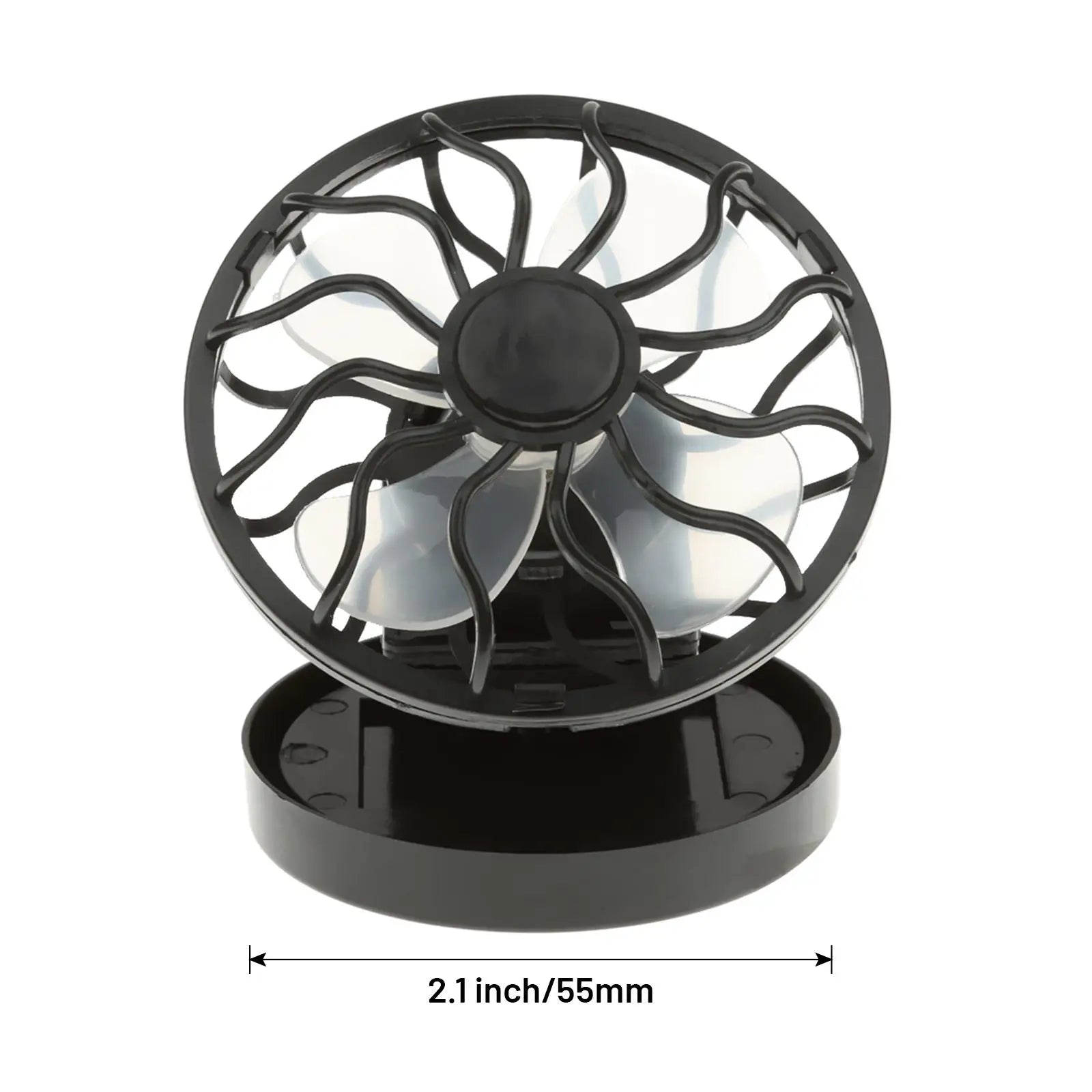 Mini Fan Rechargeable Solar Energy Fan Portable Small Cooling Fan with Clip for Outdoor Use
