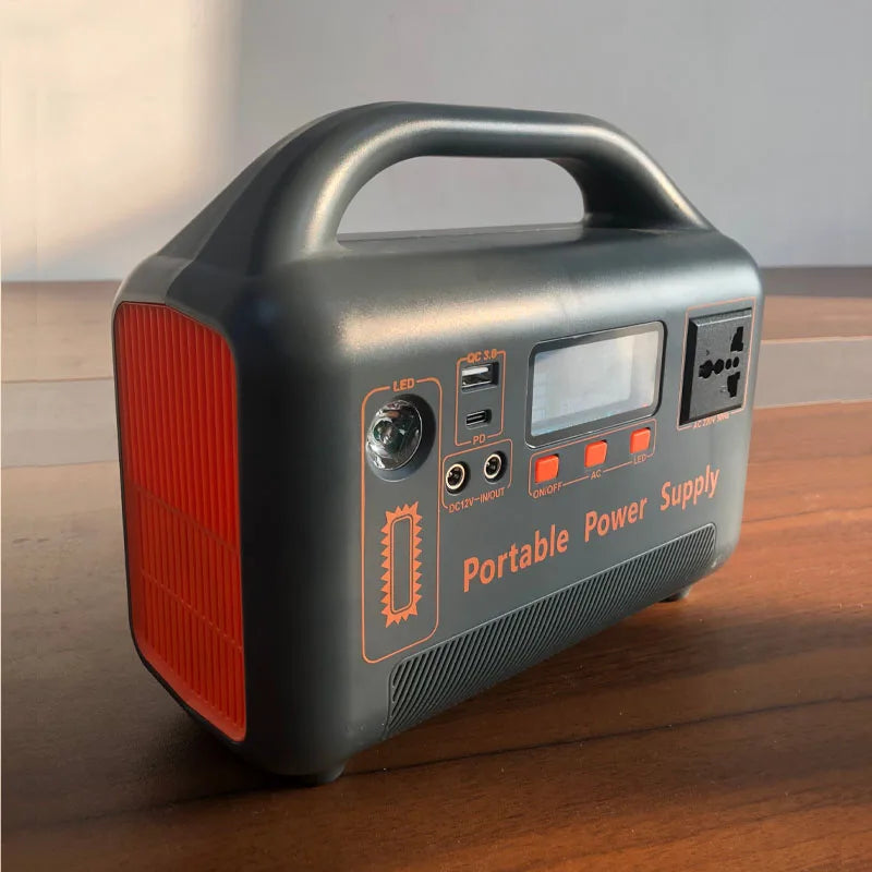 400W Portable Power Station 220V Solar Generator 192Wh Outdoor Emergency External Mobile Battery Powerbank For Camping