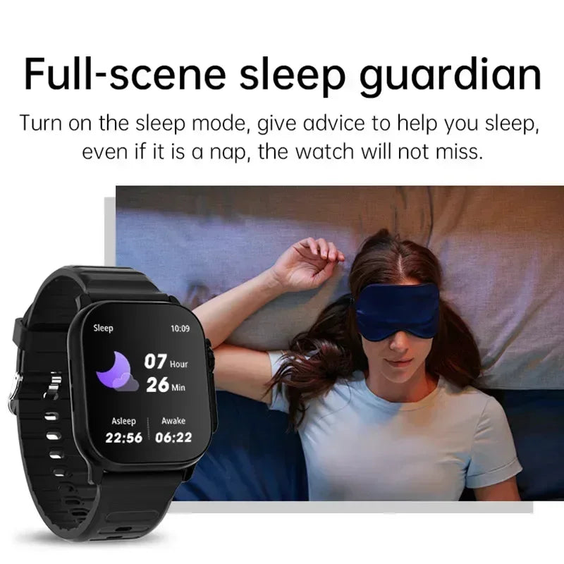 7 Watch Straps New S900 Ultra Smartwatch Amoled Circular Screen ECG Monitoring Reloj inteligente with Protective Case