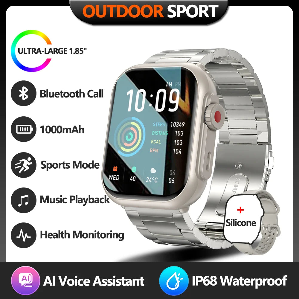 Watch Ultra 2 SE Smart Watch Men Women 1000mAh Bluetooth Call Sports Fitness Bracelet IP68 Waterproof Smartwatch IOS
