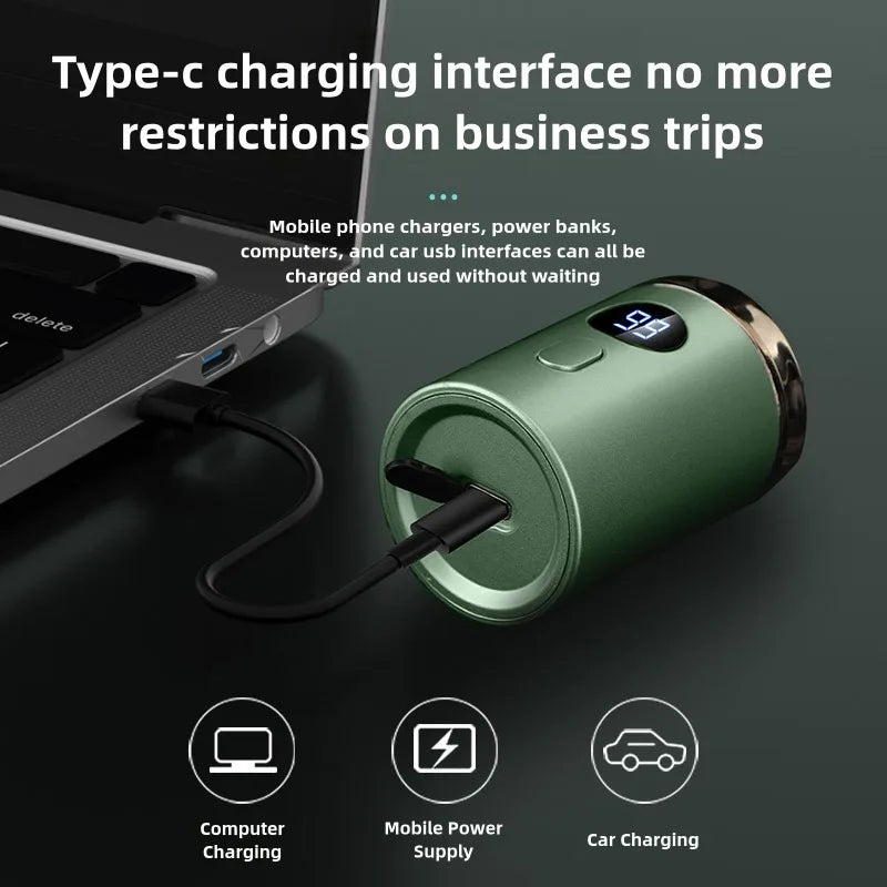 Men's Electric Shaver Usb Charge Mini Pocket Travel Razor Wet-Dry Comfortable Easy Travel Beard Body Hair Trimmer Pocket Razor