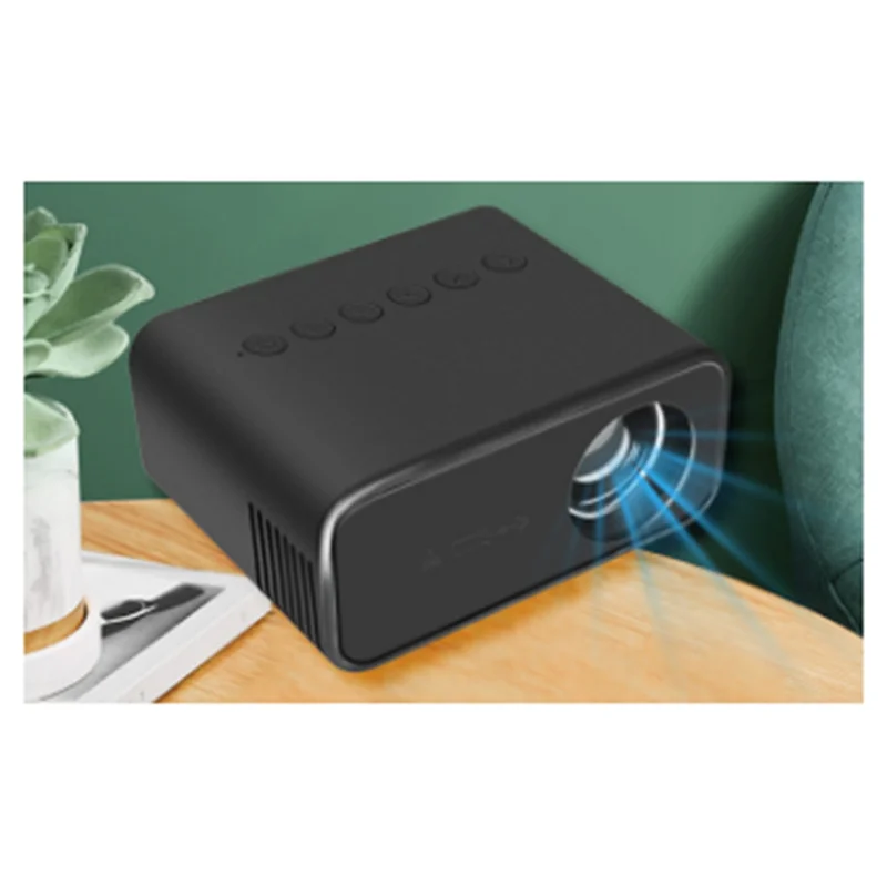 B50B-Mini Projector Portable Home Projector 8K HD Projector Indoor Entertainment Bedroom Game Theater Children's EU Plug