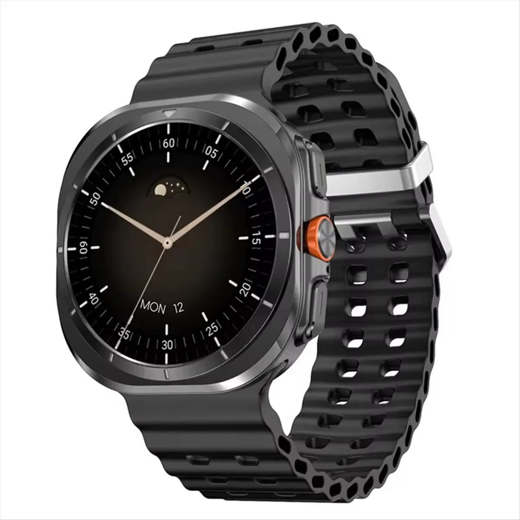 Limited Stock！DT Watch Ultra 47mm Smart Watch Bluetooth Call Compass 3D Menu Wireless Charging Series 7 Smartwatch Black