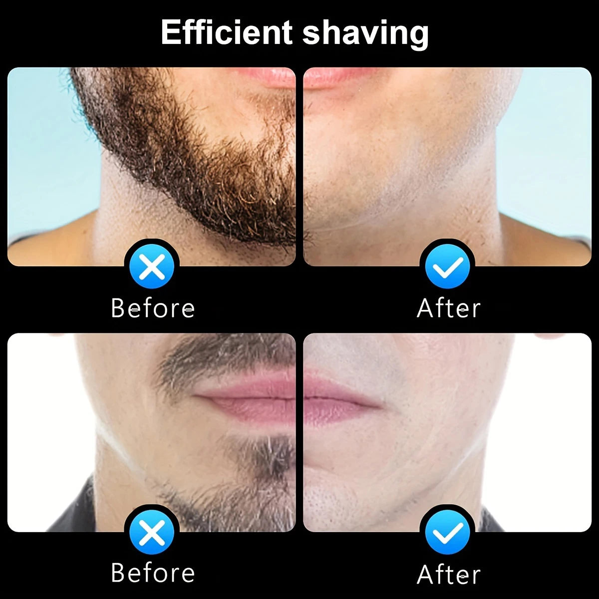 Men's Electric Shaver Usb Charge Mini Pocket Travel Razor Wet-Dry Comfortable Easy Travel Beard Body Hair Trimmer Pocket Razor