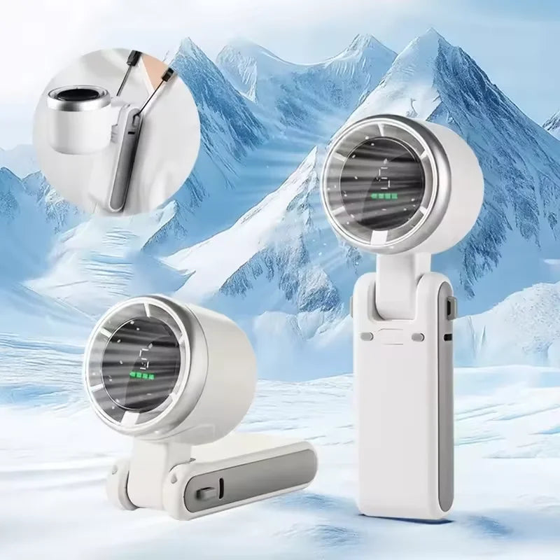 Rechargeable Lithium Battery USB Charging Travel Mini Fan ventilateur de cou ventilador de cuello handheld fan fan rechargeable