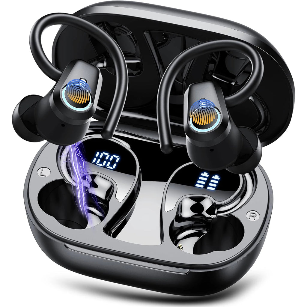 Wireless Earbuds, Bluetooth 5.3 Earbuds Stereo Bass, in-Ear Noise Cancelling Mic, Earphones IP7 Waterproof Sports, 40H Playback