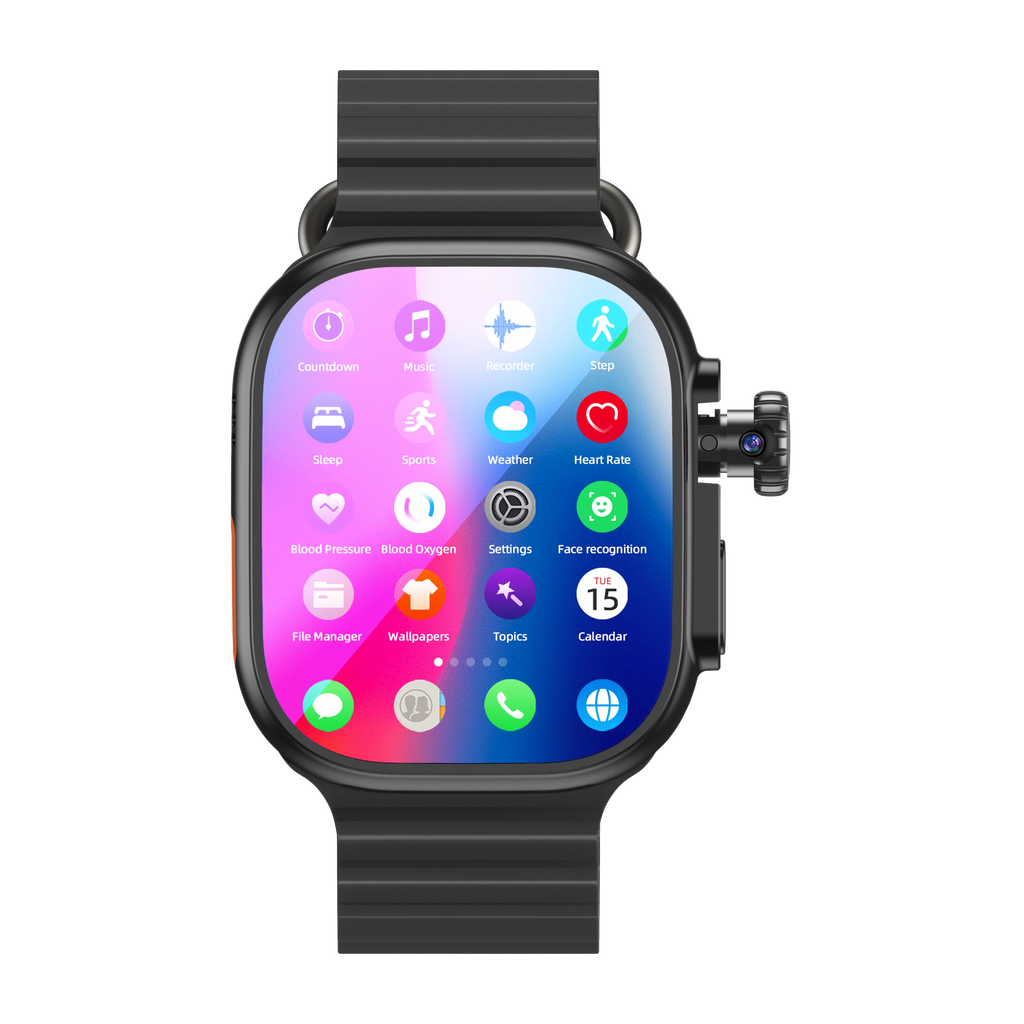 Ultra4 Smartwatch Men WIFI Touch ID NFC Infrared Smartwatch With Rotary Camera Infrared Control TouchID Sim Card Slot Video Call