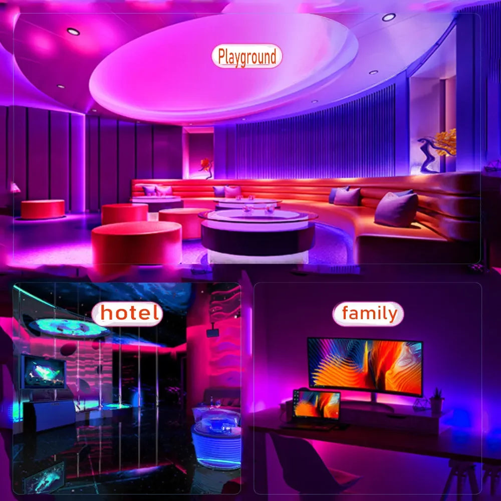 LED Strip Light RGB 5050 5V USB 3 Key Control Flexible Light Strip Suitable For House TV Background Atmosphere Light