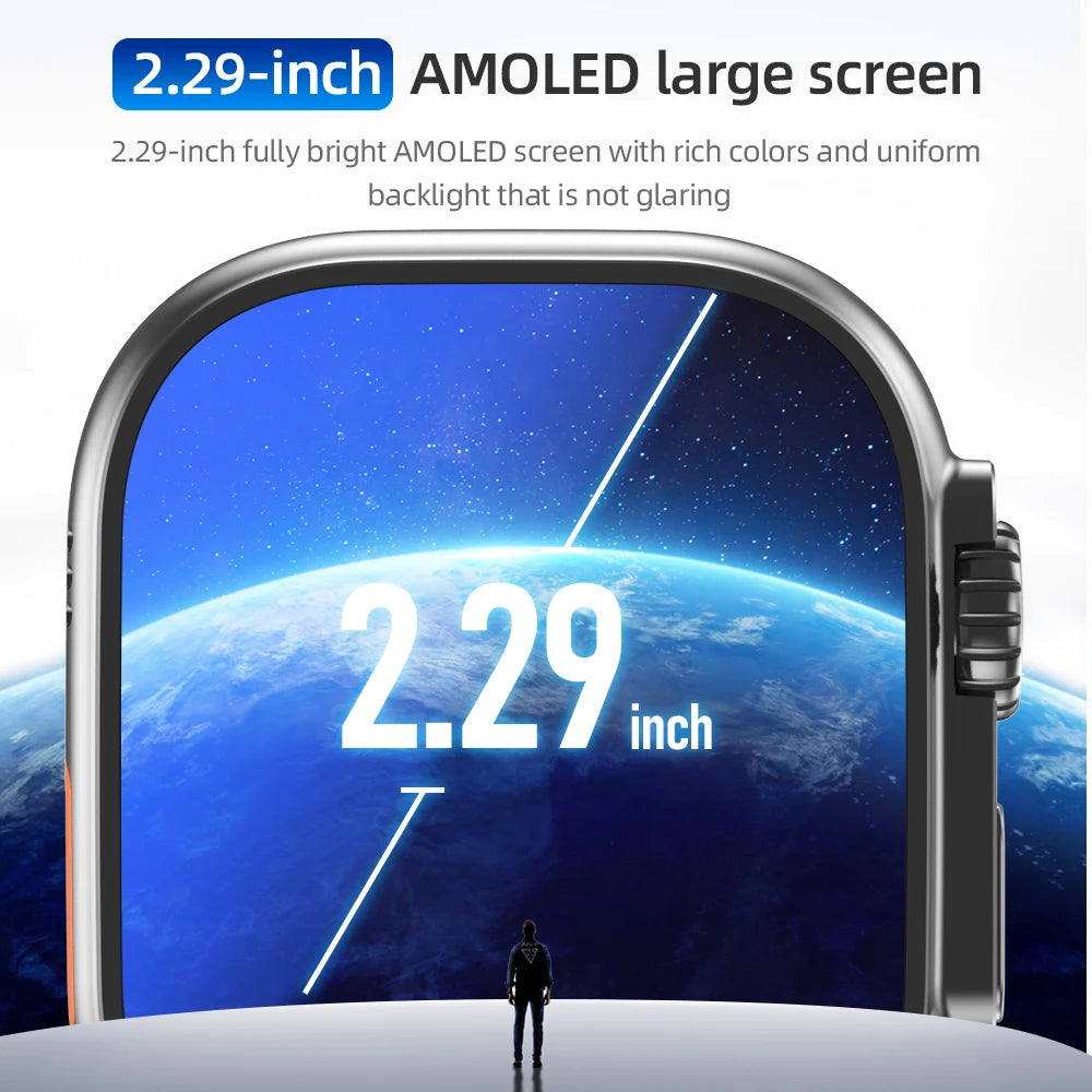 Ultra 4 Smartwatch 5G Full Netcom Touch ID 2.29inch Amoled Smart Watch With Rotary Camera GPS Position WIFI Infrared Sim Card