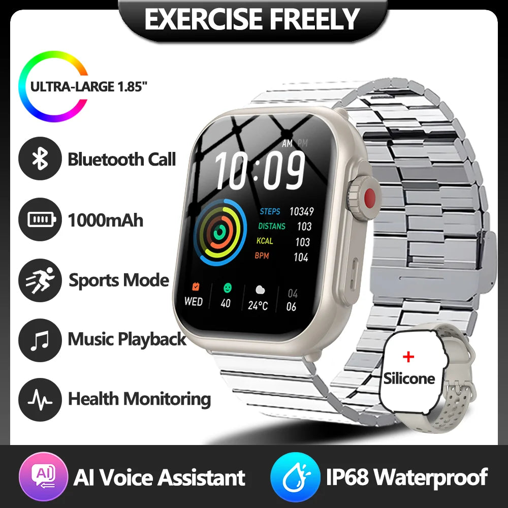 Watch Ultra 2 SE Smart Watch Men Women 1000mAh Bluetooth Call Sports Fitness Bracelet IP68 Waterproof Smartwatch IOS