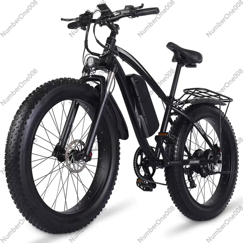 Electric bicycle 25km/h 48V lithium battery mountain bike adult lithium battery 26 inch two-wheeled battery car